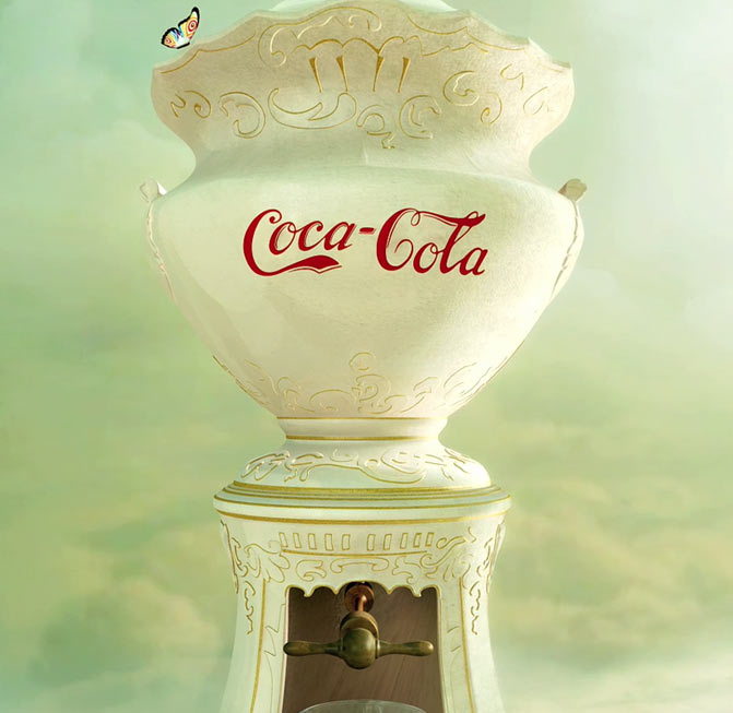 Coke Fountain Work Photo